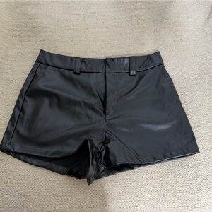 Shein Faux Leather Shorts